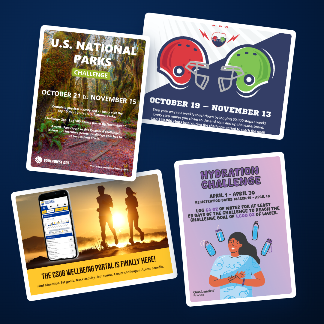 Examples of custom employee communications designed by Propel